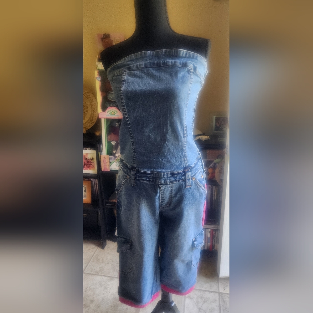 Baby Phat Blue Jumpsuit Stylish Romper